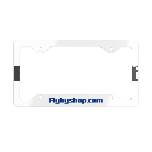 Metal License Plate Flyby